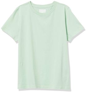 Camiseta de Cuello Redondo Verde Menta de Alta Calidad para Mujer, Manga Corta, Corte Regular, Informal, 100% Algodón Jersey, Transpirable, Primavera Verano - Product Image 4