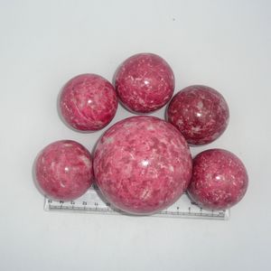 Chakralume - Esfera de Cristal de Tulita Natural al por Mayor, Bola de Piedra Preciosa Pulida a Mano para Sanación, Meditación, Reiki, Energía y Decoración del Hogar - Product Image 6