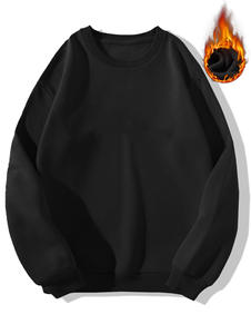 Sweat-shirt à col rond à manches longues pour femme en polaire 100% polyester avec logo personnalisé - Product Image 6