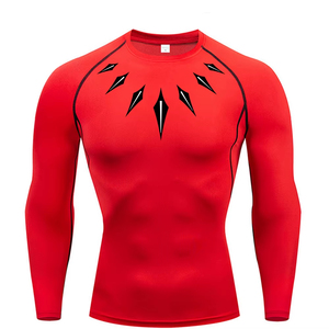 2026 <b>Men</b> long sleeve <b>compression</b> <b>shirt</b> Printed water Sports rash Protection Quick dry Base Sports Outdoor Activities Water Use - Product Image 3