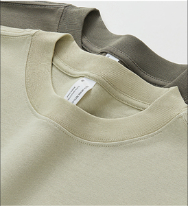 Conjunto de Camiseta y Pantalones Cortos de Algodón Grueso para Hombre, Tallas Grandes, con Logotipo Personalizado al por Mayor - Product Image 5