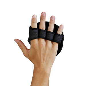 Nayab Industries Stealth Grip Neoprene 5mm Thickness Eco-Friendly Training Pads Minimalist All Black Weightlifting Grips - Product Image 3
