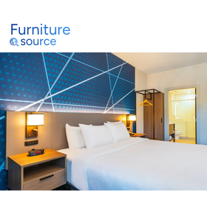 Acogedor Comfort Inn Furniture-Estilo cálido Comfort Inn Furniture MDF + LPL Material Dormitorio-Producido por Vietnam Factory Furniture - Product Image 1