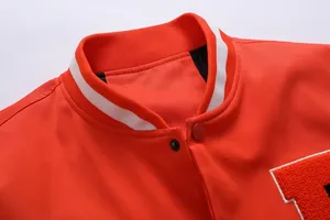 Factory Manufacture Wholesale Baseball Sports Winter Design Unisex <b>Varsity</b> Sports <b>Jacket</b> Fleece Quick Dry & Breathable - Product Image 3