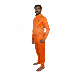 Hot Selling Regular Fit Men Tracksuits Winter Hooded Casual Solid 100% Cotton Breathable Training Wear Comfortable Tracksuit - Product Image 5