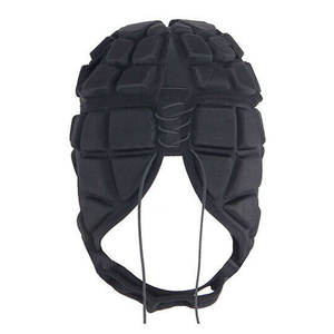 Casque de protection de tête réglable en coque souple de qualité supérieure, rembourré, absorbant les chocs, pour l'entraînement de football, pour hommes - Product Image 2