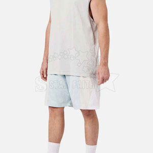 Shorts en maille respirants et légers pour hommes 2026, taille élastique, couleur unie, écologiques, confortables et doux, pour activités estivales décontractées en extérieur - Product Image 2