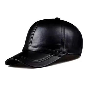 Gorra de Béisbol de Cuero Marrón Premium, Unisex, Ajustable, Deportiva y a la Moda, para Venta al Por Mayor con Logotipo Personalizado - Product Image 4