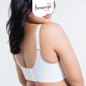 Sujetador de lactancia Bmama Plus Size sin aros y copa completa |   Sujetador de Maternidad Antibacterial y Transpirable |   Sujetador de Soporte para Lactancia y Extracción de Leche - Product Image 4