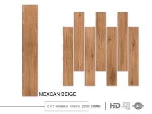 Azulejos de Porcelana Vitrificada con Acabado Digital Avanzado de 20X120CM, Solución para Pisos Interiores en Proyectos Arquitectónicos Contemporáneos - Product Image 2