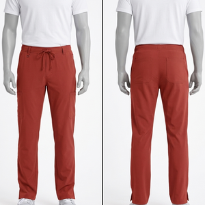 Offre Spéciale – Ensembles de Blouses d'Infirmière de Haute Qualité pour Hommes : Haut et Pantalon à Cordon, Tissu Anti-Plis, OEM, pour Hôpitaux, Étudiants en Médecine et Soins Infirmiers - Product Image 1