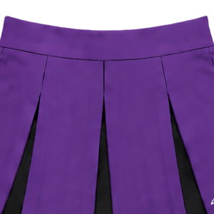 Jupe plissée violette pour femmes et filles, idéale pour la danse, les équipes sportives, les performances, l'entraînement, les compétitions et comme uniforme sportif. - Product Image 3