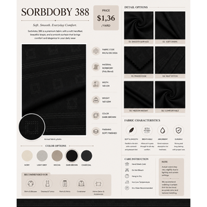 ผ้าผสมโซร์บดอยบี 388 - Product Image 1