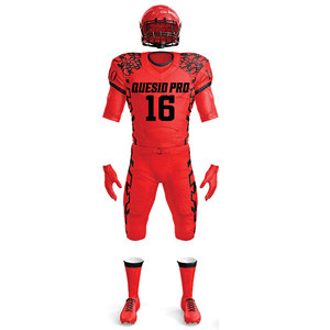 Uniformes de Fútbol Americano con Impresión Personalizada, Ligeros, Transpirables, de Secado Rápido, Unisex, Ropa Deportiva para Exteriores, Uniformes Sublimados - Product Image 3