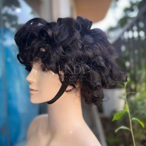 Perruque Courte Bouclée Vietnamienne Prix de Gros, Cheveux Humains Bruts, Fournisseur d'Extensions de Cheveux Humains Vierges 2025 - Product Image 3