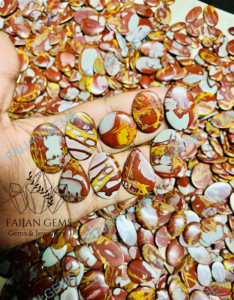 Excellente Qualité Naturel Noreena Jasper Lâche Cabochon Gemme Taille Libre En Gros Lot Fabrication de Bijoux FAIJAN GEMS Tiers - Product Image 3