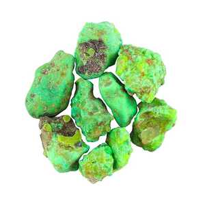 Natural Rare Green Turquoise <b>Raw</b> <b>Crystals</b> Loose Gemstone for Jewelry Making Healing Stone High Quality Color Change AA+ - Product Image 4