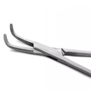 Pinzas Hemostáticas Manuales Curvas de Alta Calidad de 90° para Uso Quirúrgico Veterinario, Diseño de Sujeción de Precisión - Product Image 2