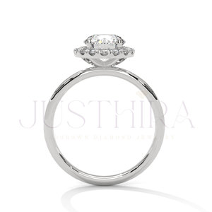 Most Selling Solitaire Round Cut Diamond <b>Ring</b> for Everyday Wear Office Use and Elegant Styling Wedding Engagement <b>Ring</b> For Her - Product Image 5