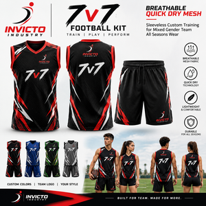 Conjunto de Uniforme Deportivo de Malla sin Mangas con Estampado de Puntos Personalizado, Transpirable, de Secado Rápido y Cómodo para Entrenamiento - Product Image 5