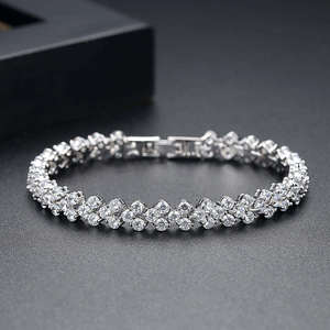 New Design <b>Silver</b> Moissanite Diamond for Bracelet Fashion jewelry for Women and <b>Men</b> - Product Image 1