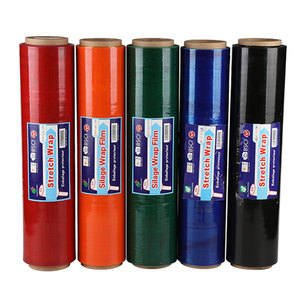 Customized LLDPE Manual Strech <b>Wrap</b> Colored Hand Use Stretch Film - Product Image 2