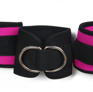 Sports Fitness Custom <b>Ankle</b> Straps Breathable Adjustable Heavy-Duty Neoprene <b>Ankle</b> Straps Hook Loop Closure for Weight Lifting - Product Image 5