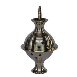 Quemador de Incienso de Madera y Metal, Quemador de Oud, Difusor de Aroma, Porta Incienso Decorativo para el Hogar, Regalo para Ramadán y Eid - Product Image 4