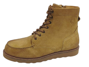 Botines Chelsea de Ante Sintético con Punta Redonda, Sin Cordones, Suela de Goma, Entresuela de EVA, Transpirables, Color Sólido, Para Todas las Estaciones - Product Image 4