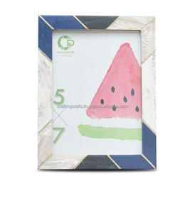 Decoración de alta calidad, diseño de incrustaciones de resina, marco de fotos, escaparate de resina acrílica de vidrio Real Vintage, decoración de mesa de pared - Product Image 6