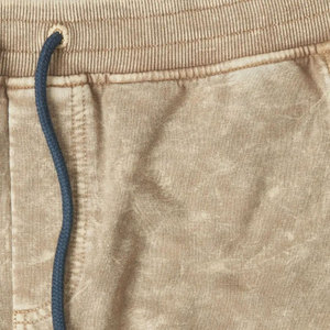 Shorts en coton délavé écologique à marque privée, coupe oversize, en molleton bouclette, personnalisables, grammage lourd - Product Image 5