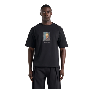 T-shirt à col rond et manches courtes pour homme, motif graphique sur le devant, impression au dos, coupe décontractée, vente en gros, personnalisable, OEM, en jersey de coton - Product Image 3