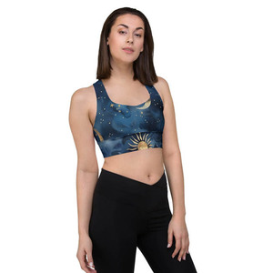Sujetador deportivo para mujer, top de yoga y running de alto soporte, sujetador deportivo con tirantes para mujer - Product Image 2
