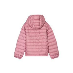 Veste d'hiver personnalisée pour filles, fermeture éclair, imperméable, respirante, rembourrée de duvet de canard blanc, rose, pour les activités de plein air des enfants - Product Image 2