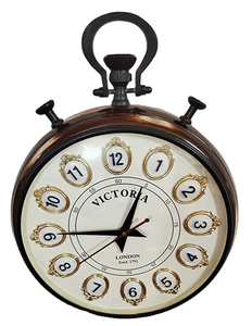 Wooden <b>Wall</b> <b>Clock</b> Decorative Large Wood <b>Wall</b> <b>Clock</b> <b>Modern</b> Rustic Farmhouse Timepiece for Living Room Bedroom Kitchen Office Home - Product Image 2