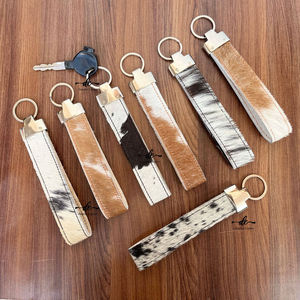 Luxury Genuine Leather Keychain <b>Custom</b> Personalized Car <b>Key</b> Holder Wholesale Promotional Gift - Product Image 6