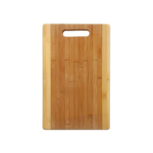Planche à découper écologique en bois naturel avec poignée intégrée, compatible couteaux, pour cuisine et boucherie, vente en gros - Product Image 1