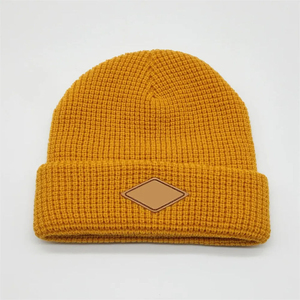 New Design North <b>Hats</b> Unisex 3D Embroidery 100% Wool Autumn Winter Warm Adjustable Beanie Soft Knitted <b>Cap</b> For Men's - Product Image 6