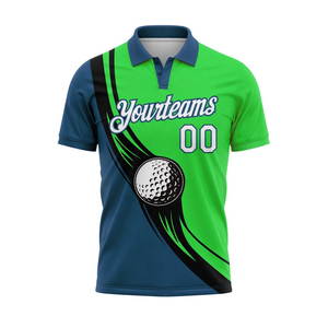 Chemises Polo de Golf Imprimées pour Hommes en Gros – Haute Qualité, Performance, Manches Courtes, Tenue Décontractée Sportive, Vêtements d'Été - Product Image 2