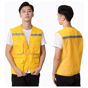 Gilet de sécurité réfléchissant personnalisé haute visibilité classe 3 unisexe sans manches avec logo personnalisé Softshell - Product Image 4