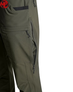 Pantalon de chasse long pour homme, softshell, imperméable, respirant, coupe-vent, séchage rapide, taille mi-haute - Product Image 5