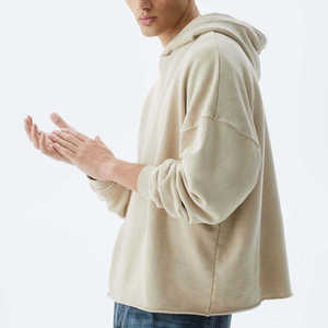 เสื้อฮู้ดดี้ผู้ชาย แขนยาว สีพื้น โลโก้สั่งทำได้ คอวี ระบายอากาศได้ดี เหมาะสำหรับกิจกรรมกลางแจ้ง - Product Image 6