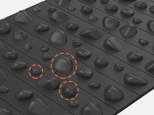 Opvouwbare PU Acupressuurmat met deeltjes voor voetmassage en drukpuntmassage ter verlichting van voetpijn - Product Image 3