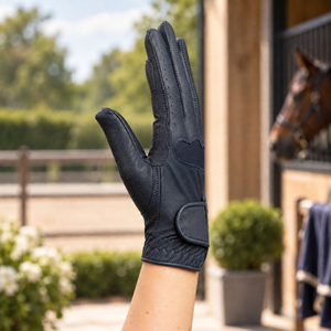 Gants d'équitation d'hiver professionnels personnalisés OEM, unisexes, antidérapants, en cuir, à doigts entiers, couleurs/logo/taille personnalisés, les meilleurs - Product Image 5