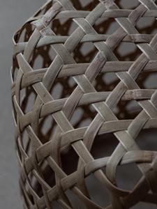 Handwoven Hexagonal Bamboo Basket <b>Tall</b> Natural Woven <b>Storage</b> Basket Rustic Home Decor Organizer Supplier Manufacturer - Product Image 4