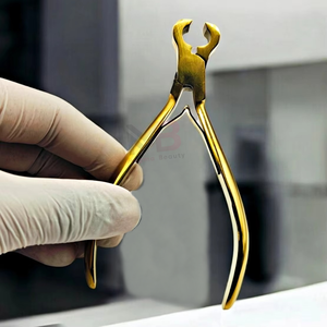 Heavy-Duty Stainless Steel Keratin Bond Pliers for <b>Crimping</b> and Removing Micro Beads for Professional Hair Stylists - Product Image 4
