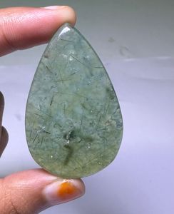 Hermosas Piedras de Prehnita Cabujón Hechas a Mano, Lote de Gemas de Jaspe Verde Natural para la Fabricación de Joyas, Oferta en Prehnita - Product Image 1