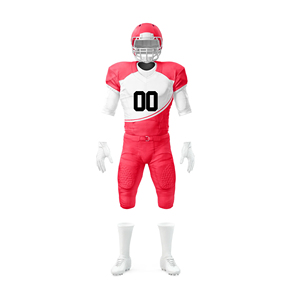 Uniformes de Fútbol Americano Personalizados, Transpirables, Tallas Grandes, Unisex, Mangas Cortas, Impresión por Transferencia de Calor - Product Image 6