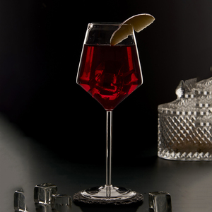 Copa de Vino de Borosilicato Premium de 350 ml, Tallo Largo, Diseño Minimalista y Elegante, para Cafetería, Bar, Restaurante, Venta al por Mayor - Product Image 4