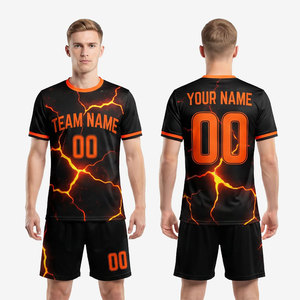 Nouveautés - Meilleures ventes - Uniformes de football pour hommes avec logo de votre marque - 100% polyester - Uniformes de football personnalisés pour hommes en vente - STORM WEAR - Product Image 4